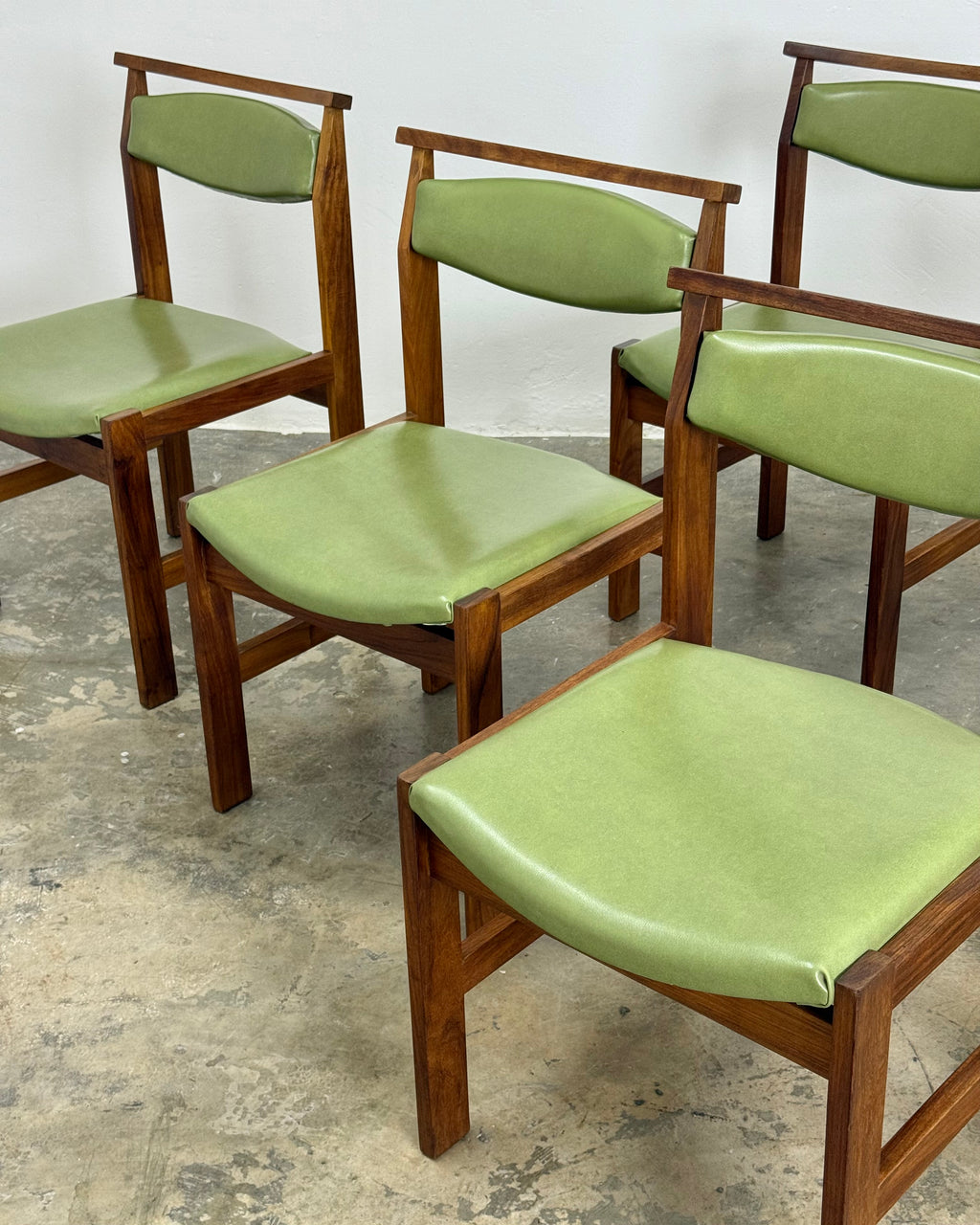 6 x MID-CENTURY DINING CHAIRS - KALLENBACH