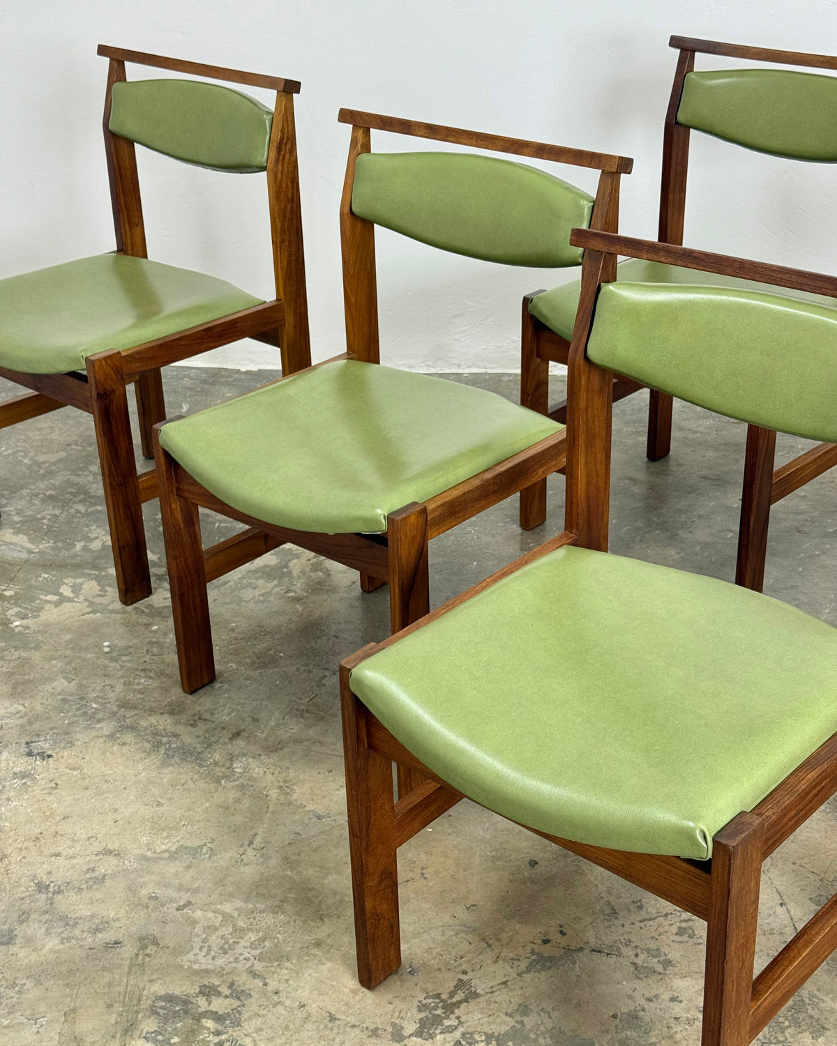 6 x MID-CENTURY DINING CHAIRS - KALLENBACH
