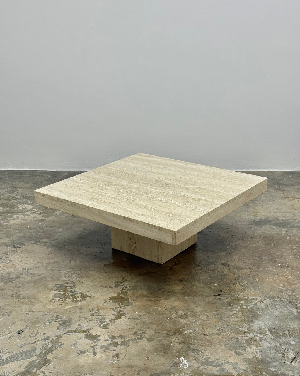 TRAVERTINE COFFEE TABLE