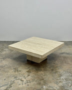 TRAVERTINE COFFEE TABLE