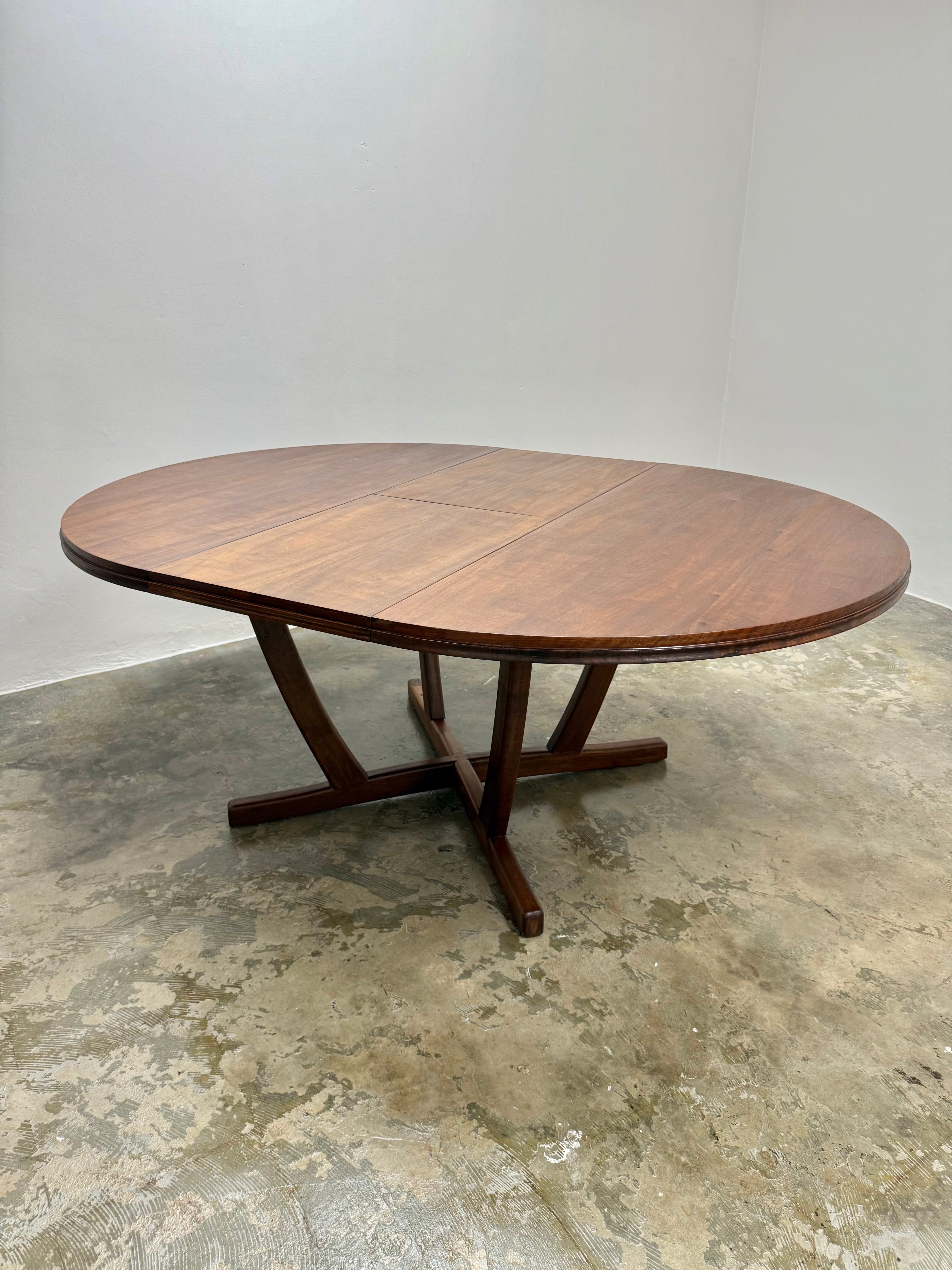 DS VORSTER MID-CENTURY MODERN EXTENDABLE DINING TABLE