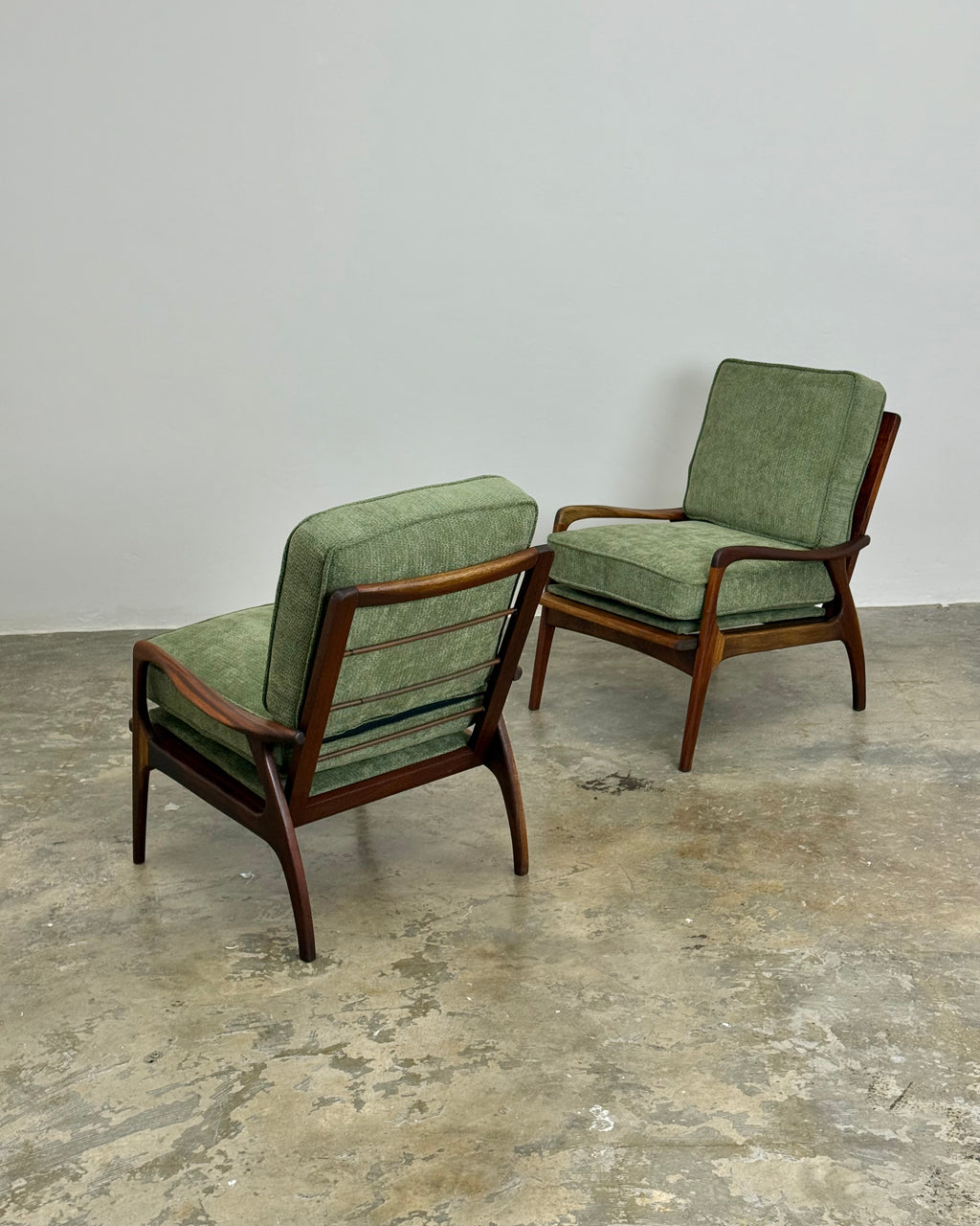 MID-CENTURY ARMCHAIR PAIR