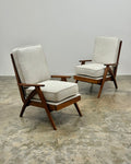 PAIR OF MID-CENTURY ARMCHAIRS