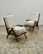 PAIR OF MID-CENTURY ARMCHAIRS
