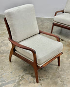 MID-CENTURY ARMCHAIR PAIR
