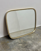 RETRO MIRROR - SOLID BRASS
