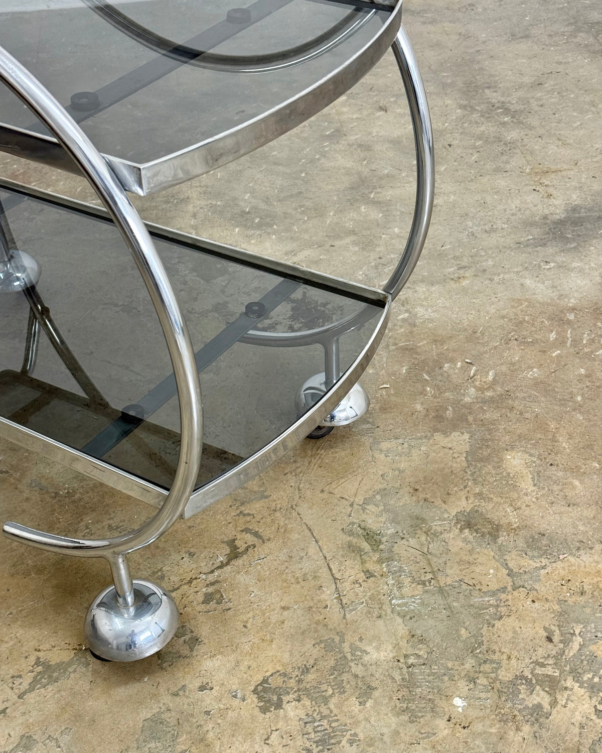 ART DECO DRINKS TROLLEY