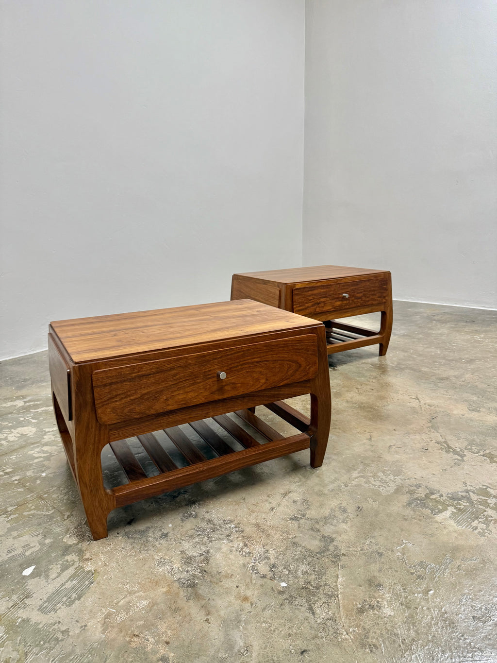 ARTECASA BEDSIDE PEDESTAL PAIR