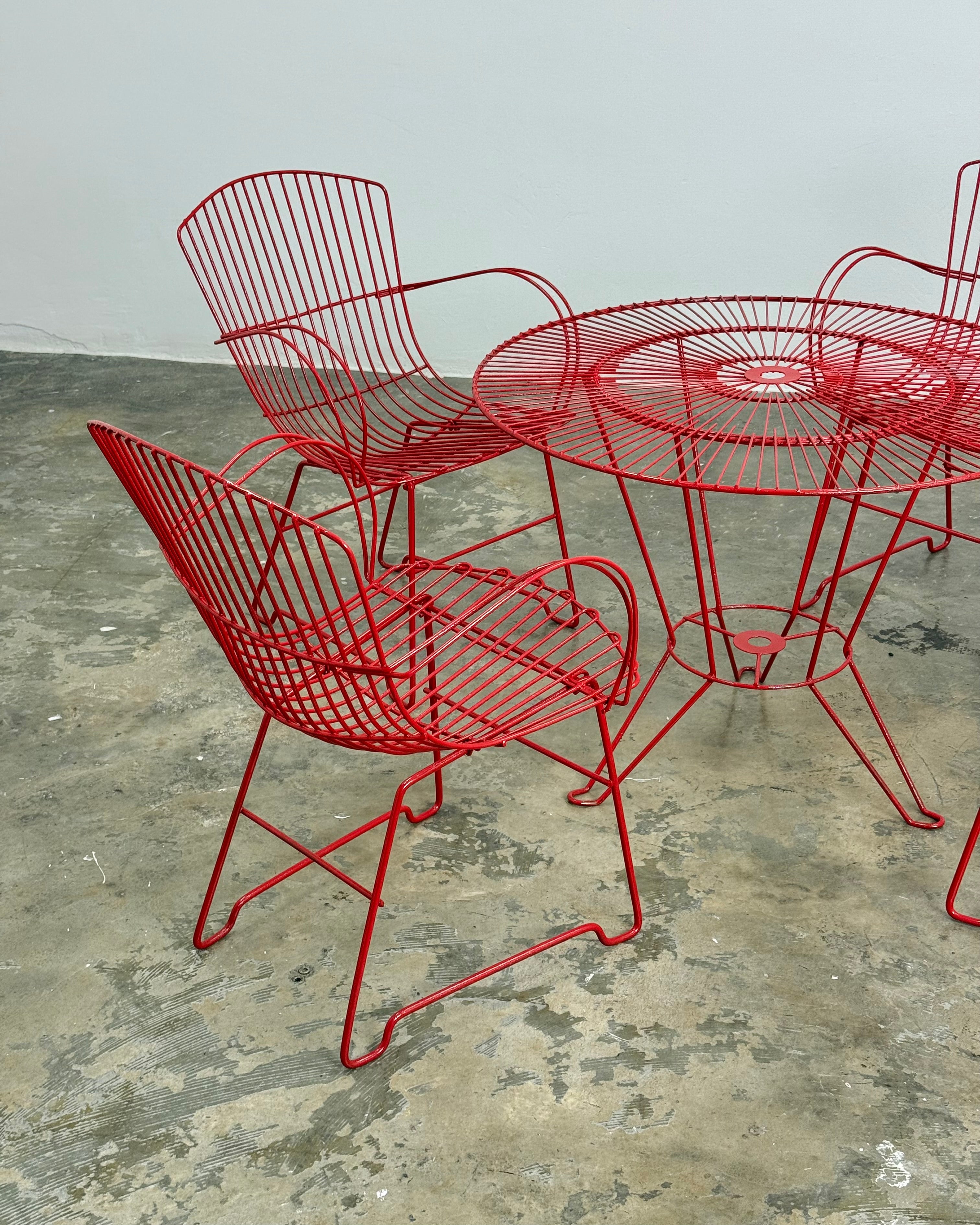 VINTAGE 4 SEATER PATIO SET