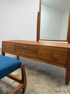 ARTECASA DRESSING TABLE, MIRROR & STOOL