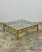 VINTAGE BRASS COFFEE TABLE
