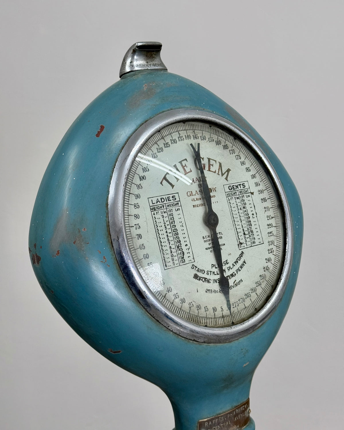 20th CENTURY LOLLIPOP SCALE