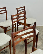 SET OF 6 MID-CENTURY DINING CHAIRS BY DS VORSTER