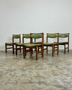 6 x MID-CENTURY DINING CHAIRS - KALLENBACH