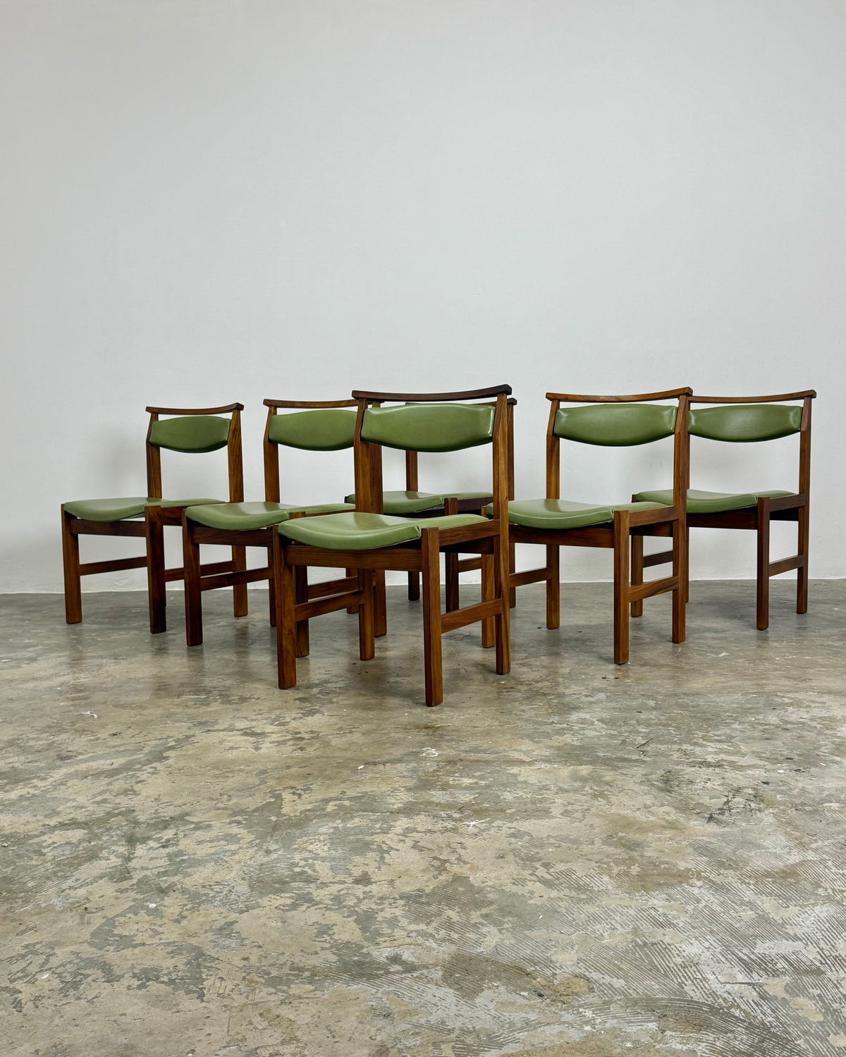 6 x MID-CENTURY DINING CHAIRS - KALLENBACH