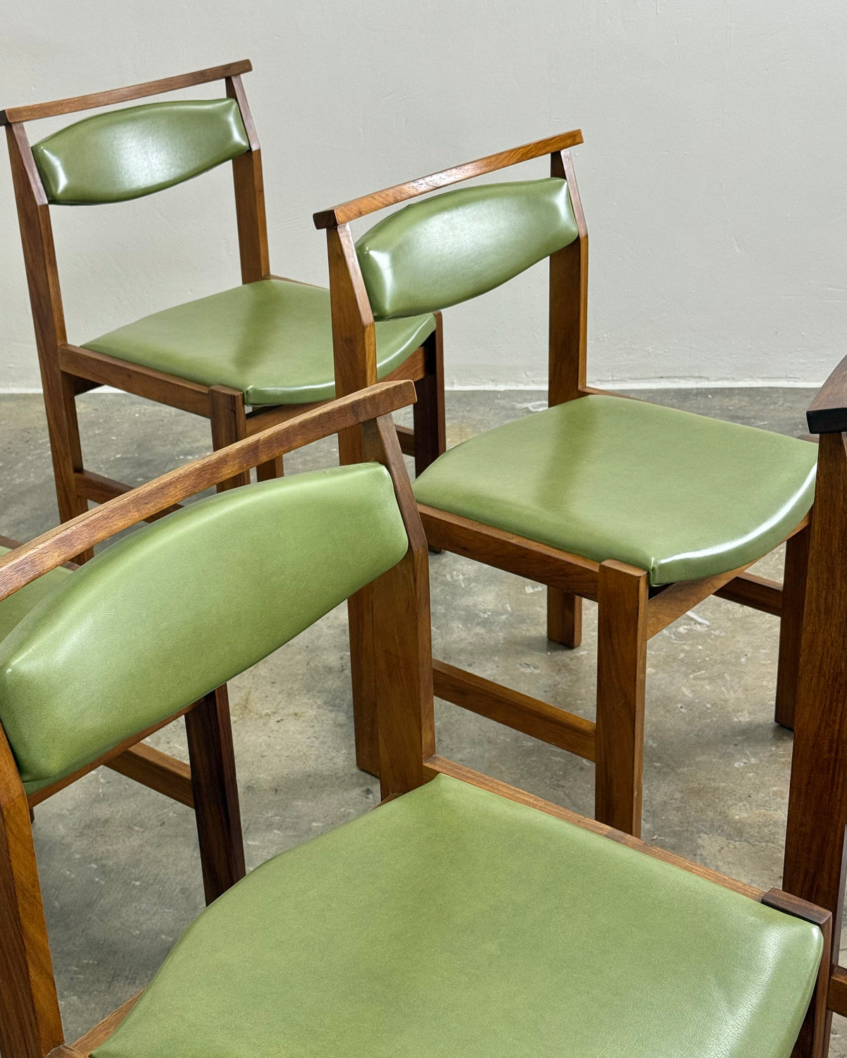 6 x MID-CENTURY DINING CHAIRS - KALLENBACH