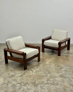SOLID IMBUIA ARMCHAIR PAIR 2