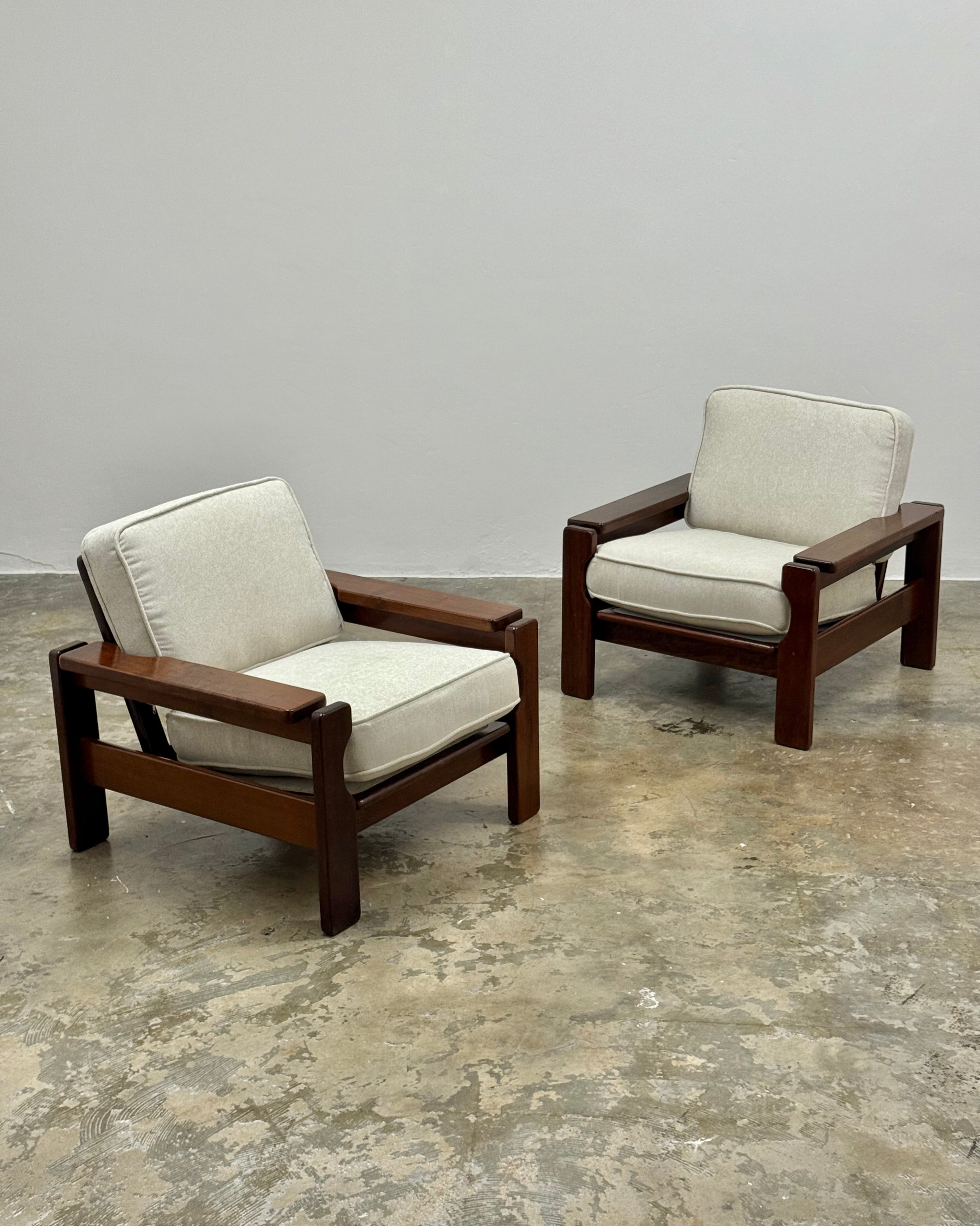 SOLID IMBUIA ARMCHAIR PAIR 2
