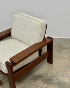 SOLID IMBUIA ARMCHAIR PAIR 2