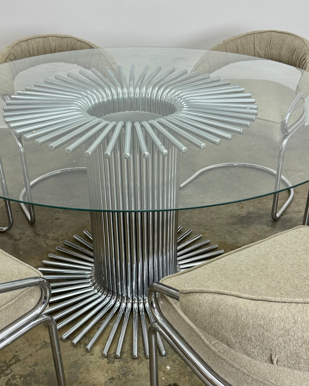 RETRO DINING TABLE AND CHAIRS