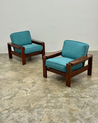 SOLID IMBUIA ARMCHAIR PAIR 1