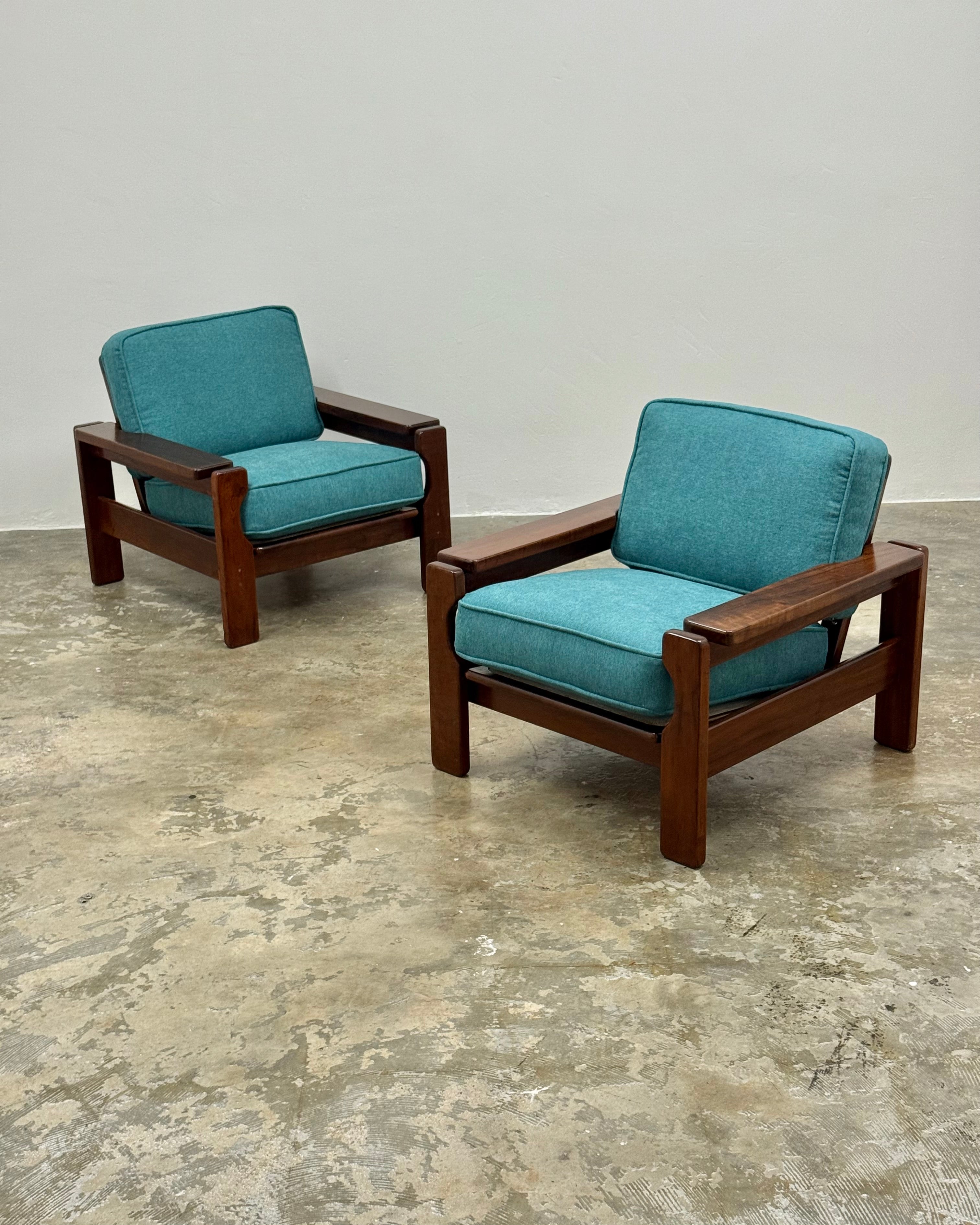 SOLID IMBUIA ARMCHAIR PAIR 1