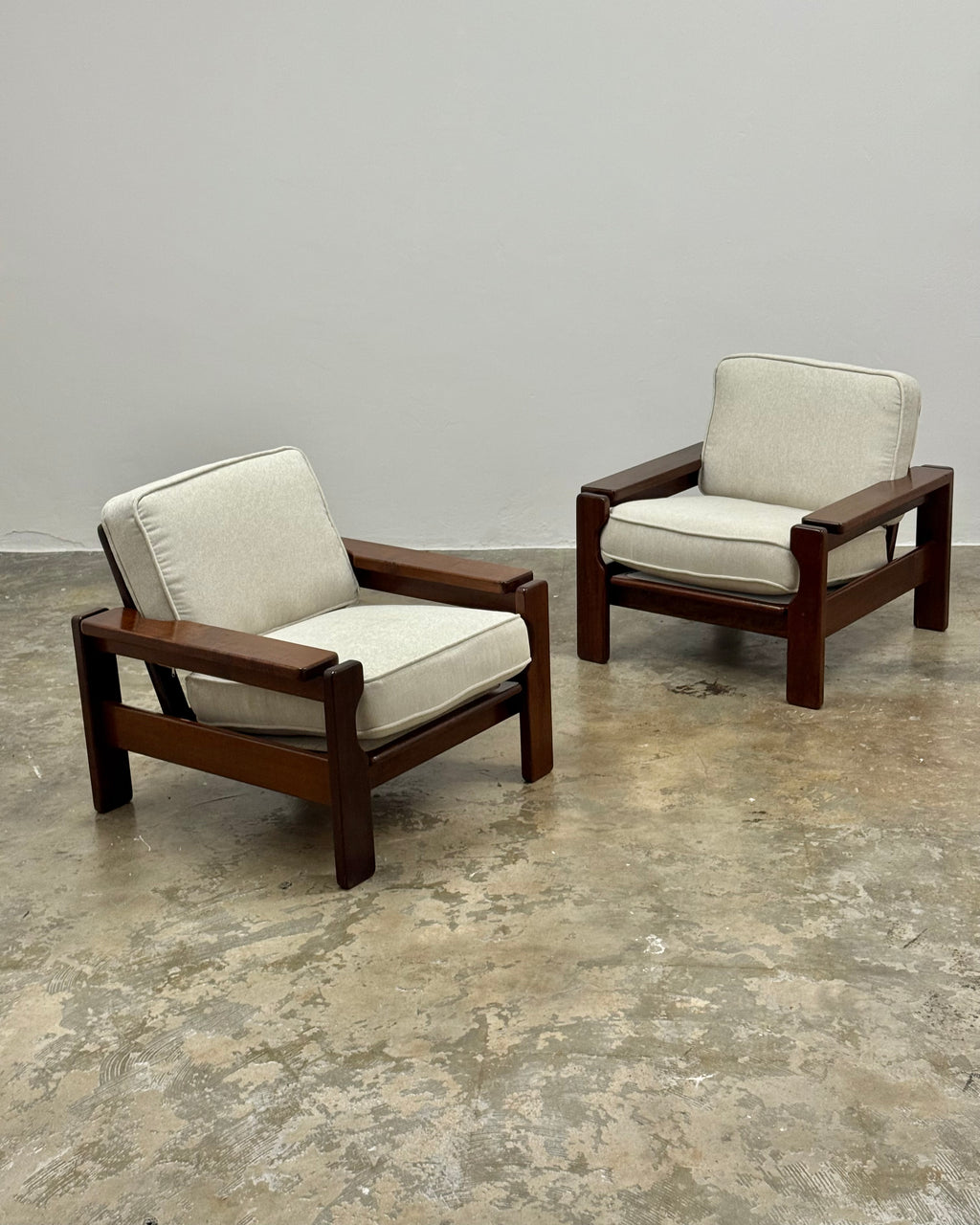 SOLID IMBUIA ARMCHAIR PAIR 2