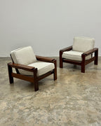 SOLID IMBUIA ARMCHAIR PAIR 2