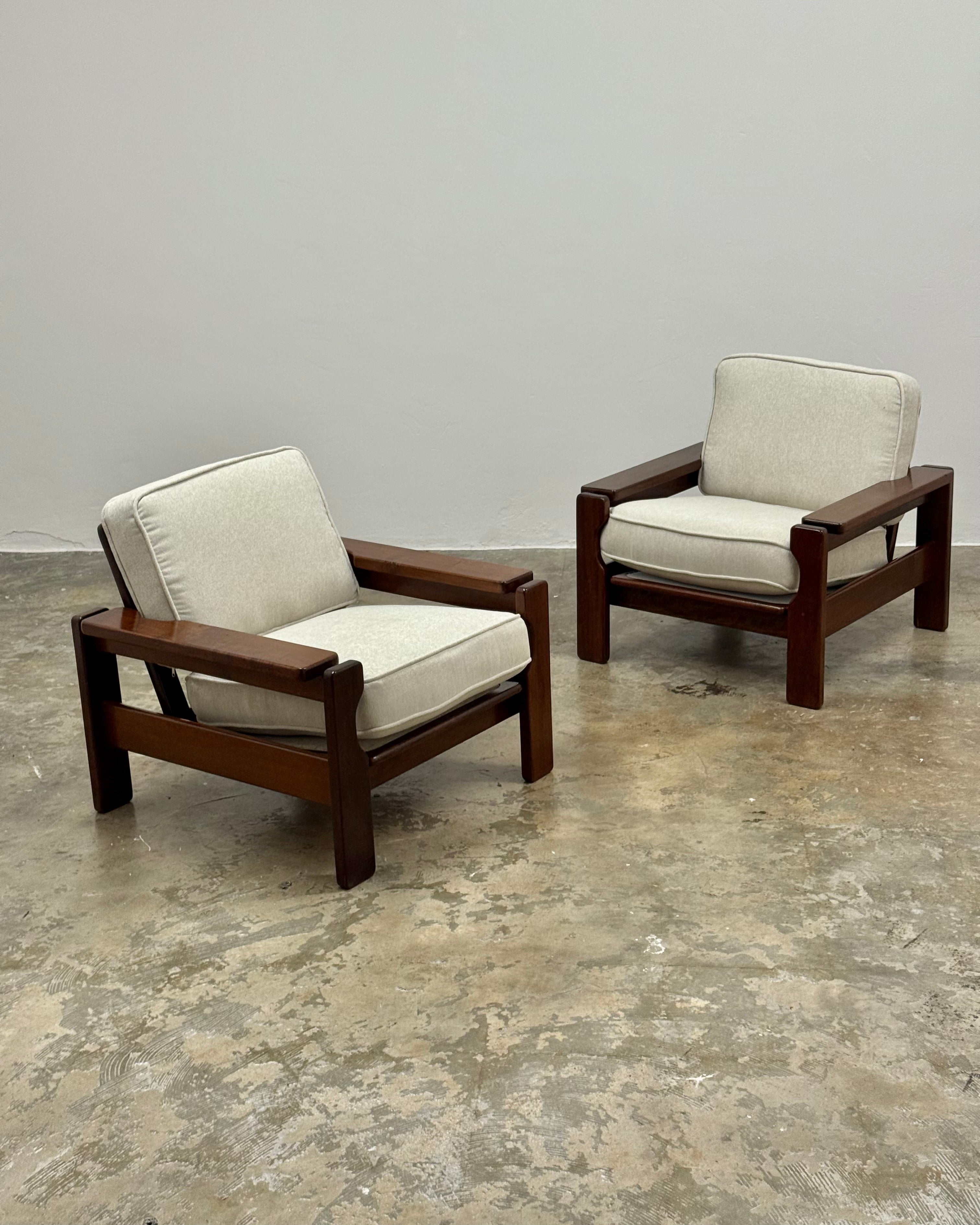 SOLID IMBUIA ARMCHAIR PAIR 2