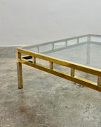 VINTAGE BRASS COFFEE TABLE