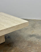 TRAVERTINE COFFEE TABLE