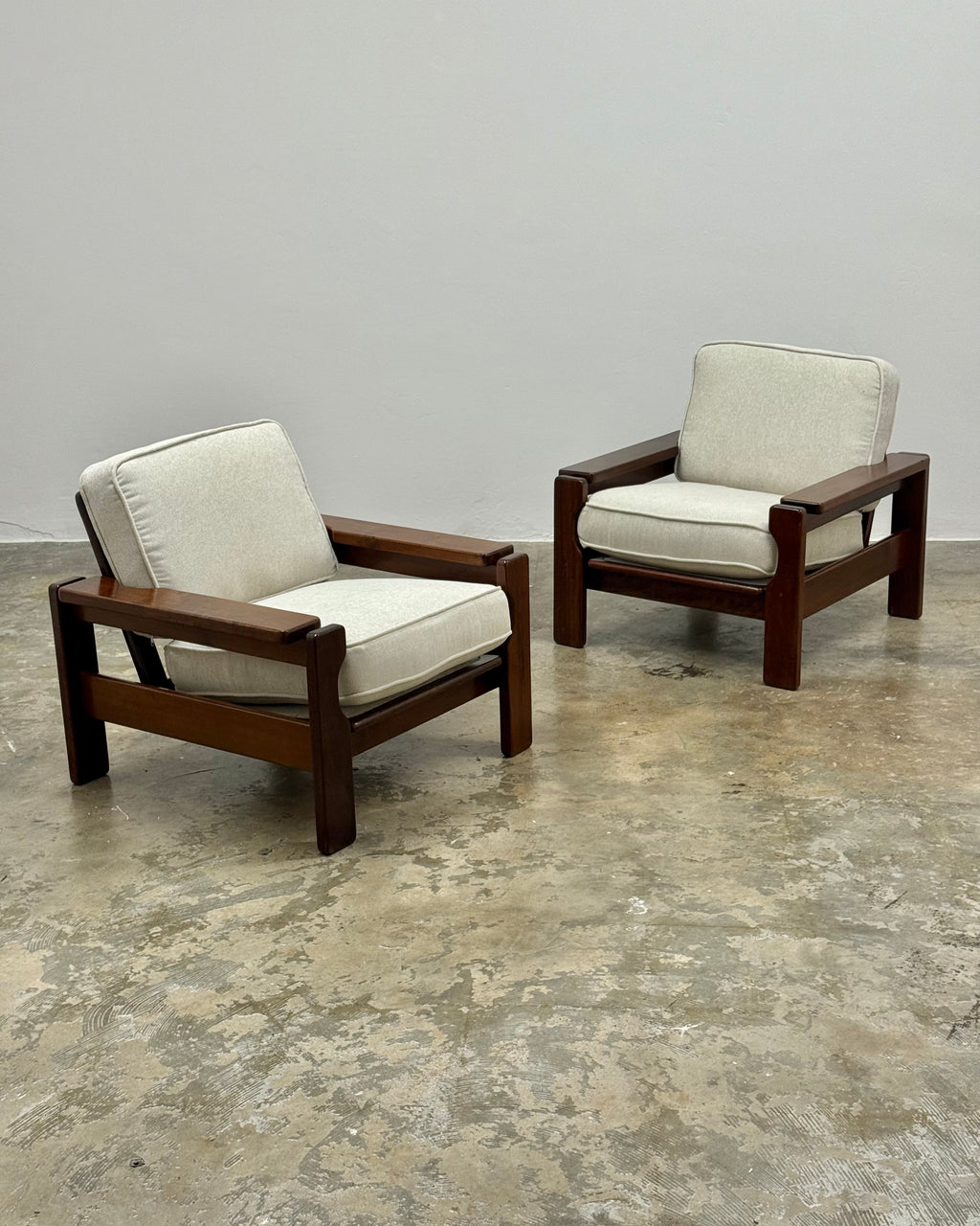 SOLID IMBUIA ARMCHAIR PAIR 2