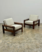 SOLID IMBUIA ARMCHAIR PAIR 2