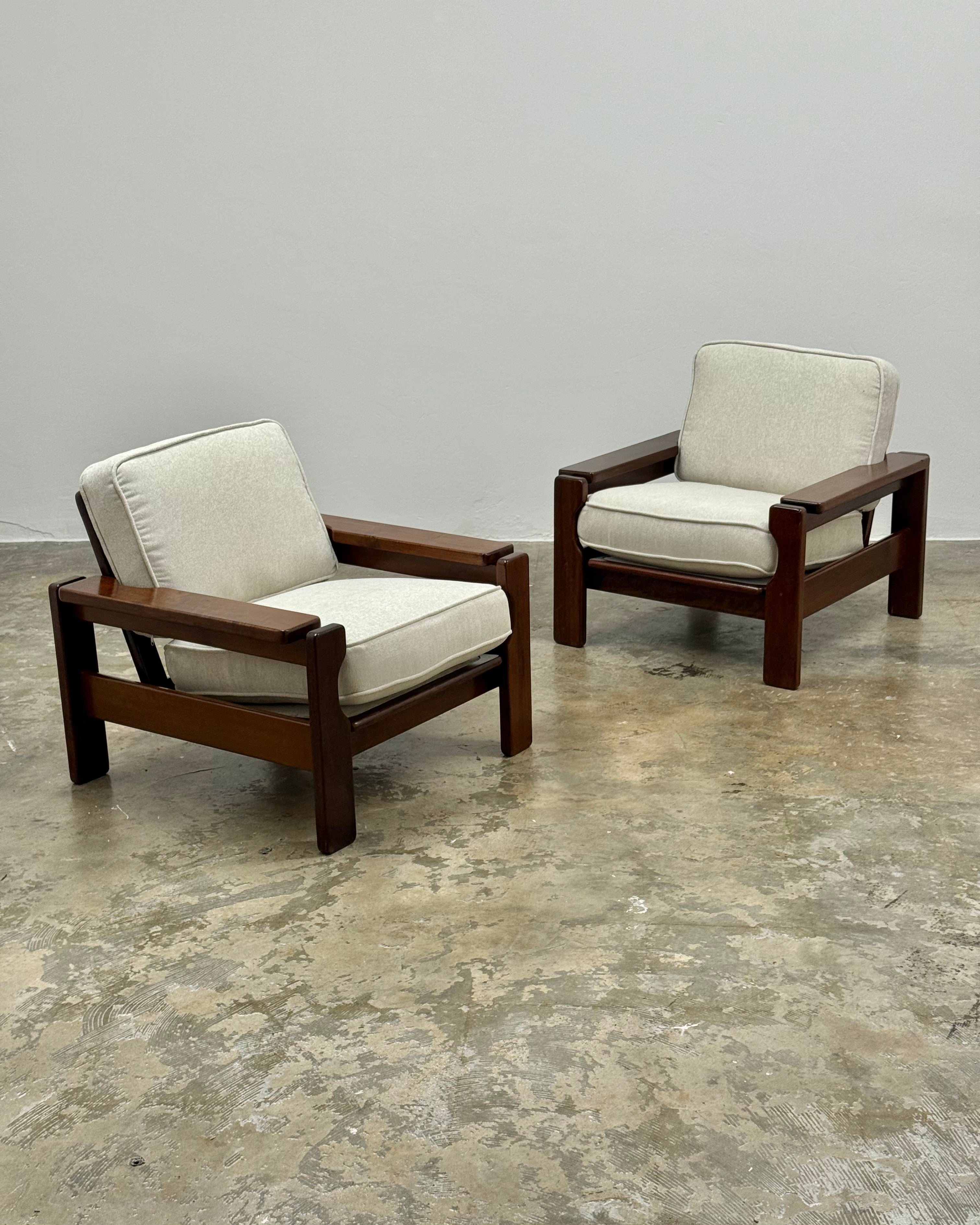 SOLID IMBUIA ARMCHAIR PAIR 2