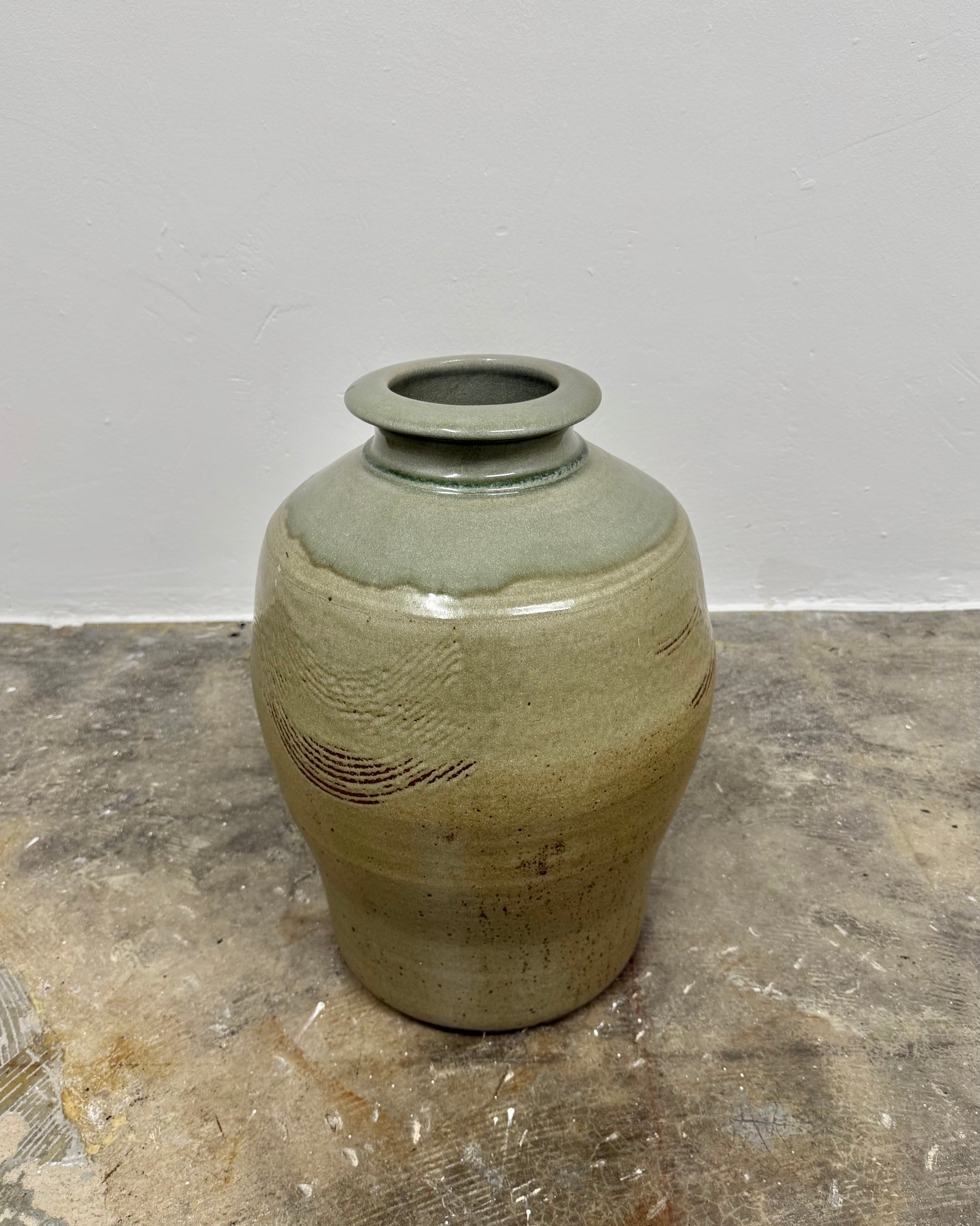 VINTAGE STONEWARE VASE