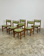 6 x MID-CENTURY DINING CHAIRS - KALLENBACH