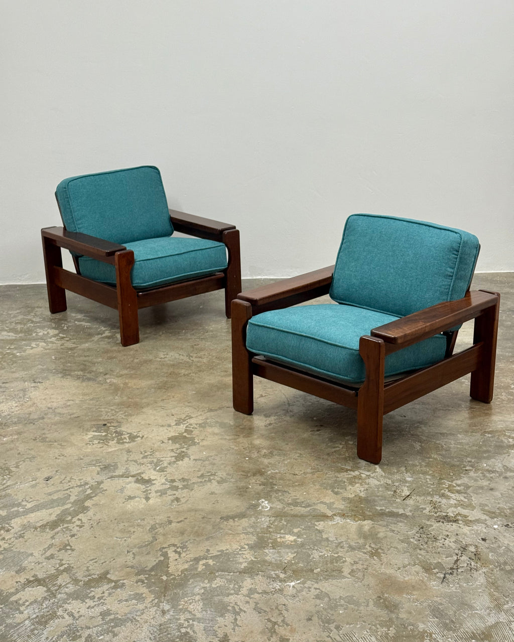 SOLID IMBUIA ARMCHAIR PAIR 1