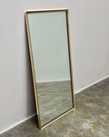 RETRO RECTANGULAR MIRROR - SOLID BRASS