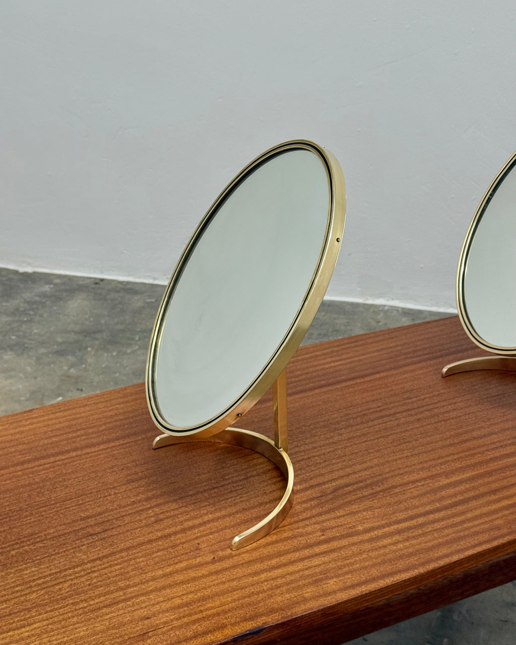 RETRO SOLID BRASS VANITY MIRROR (2 AVAILABLE)
