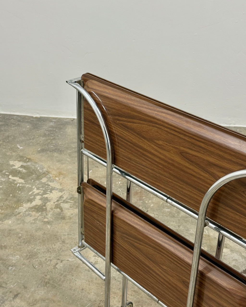 RETRO FOLDING DRINKS TROLLEY