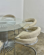 RETRO DINING TABLE AND CHAIRS