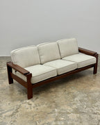 SOLID IMBUIA 3 SEATER SOFA