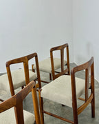 SET OF 6 X MID-CENTURY DINING CHAIRS BY ARTECASA