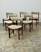 SET OF 6 X MID-CENTURY DINING CHAIRS