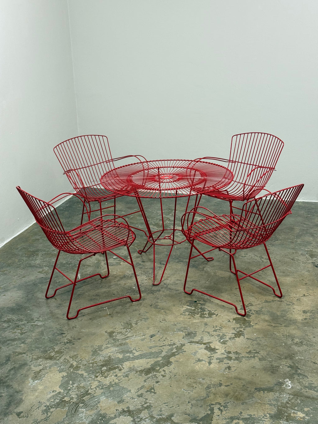VINTAGE 4 SEATER PATIO SET
