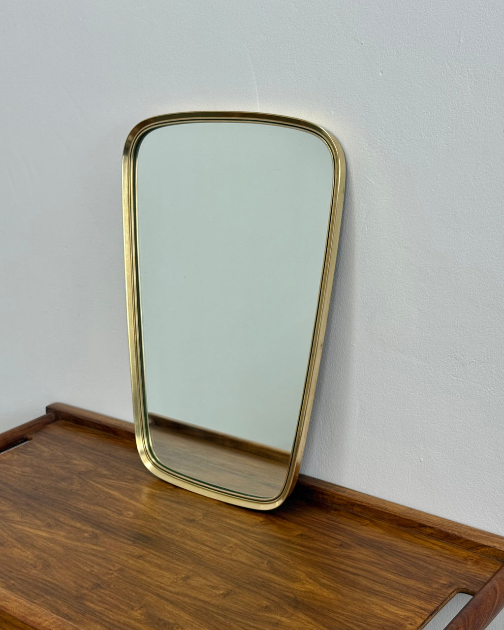 RETRO SOLID BRASS MIRROR