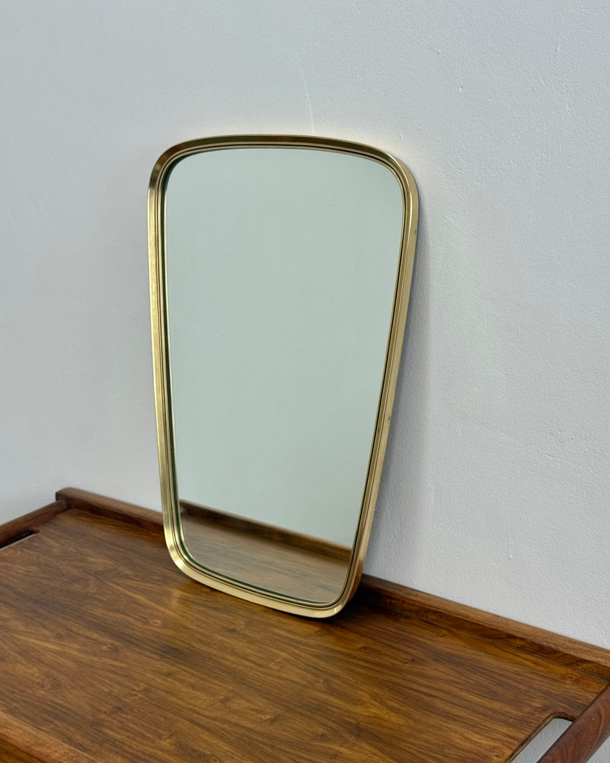 RETRO SOLID BRASS MIRROR