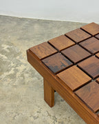 MID-CENTURY CUBIST STYLE COFFEE TABLE