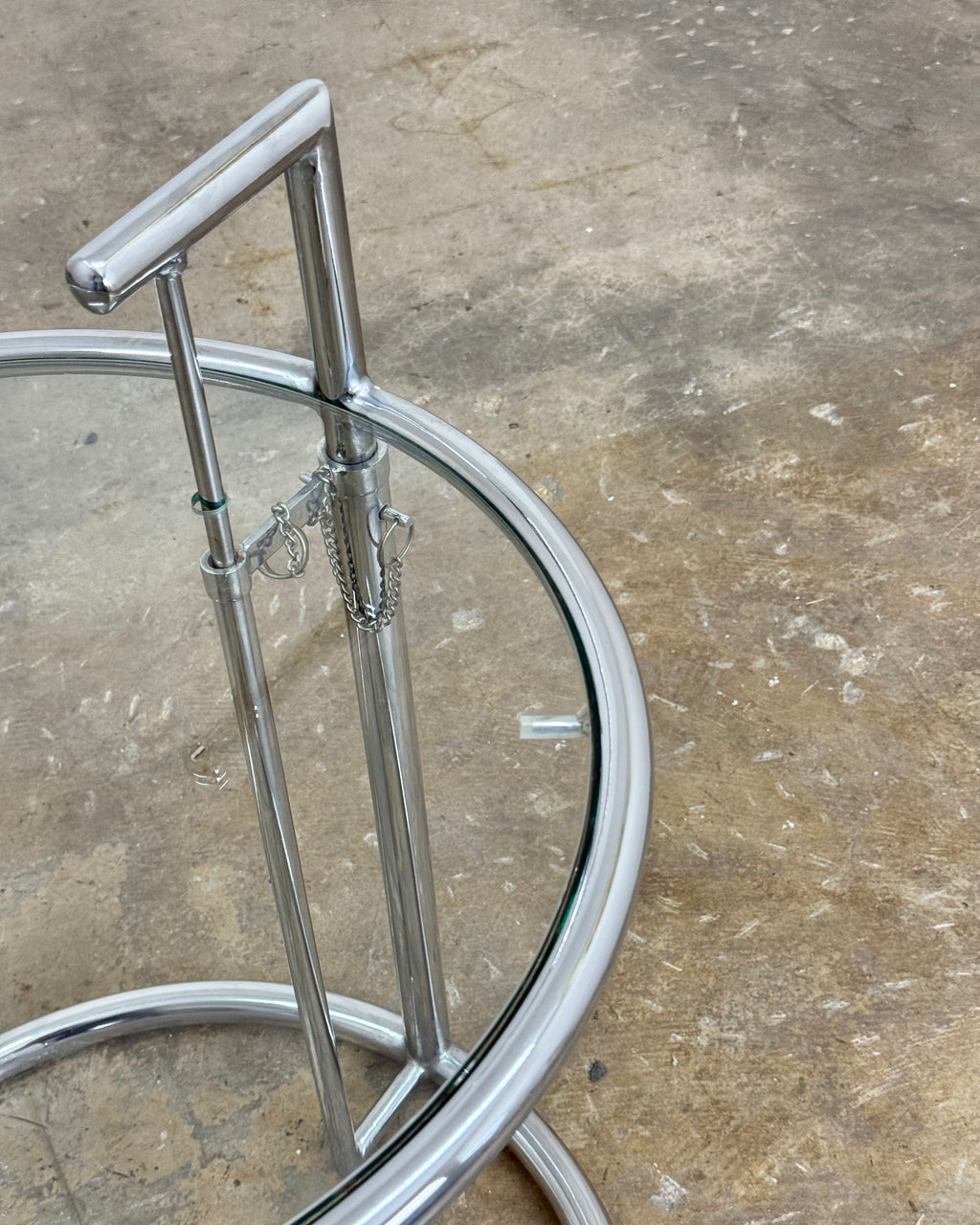 EILEEN GRAY STYLE ADJUSTABLE SIDE TABLE 1