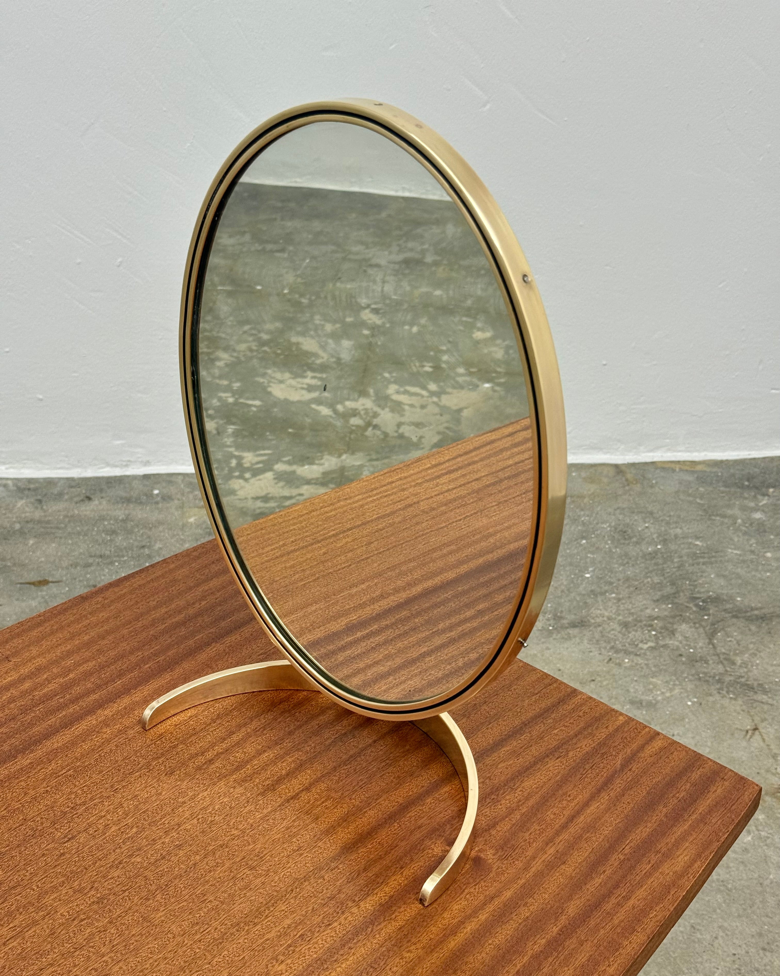 RETRO SOLID BRASS VANITY MIRROR (2 AVAILABLE)